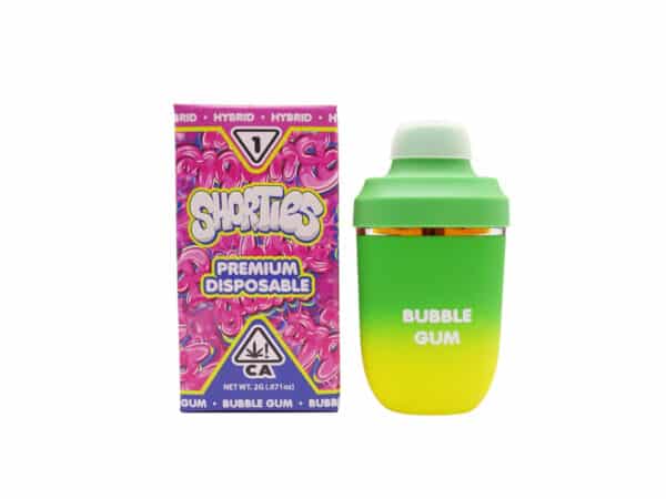 Bubble gum Shorties Disposables